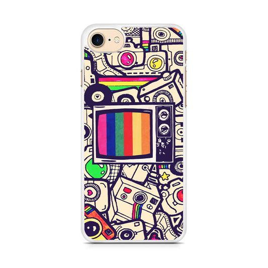 The Old Television iPhone 8 Case