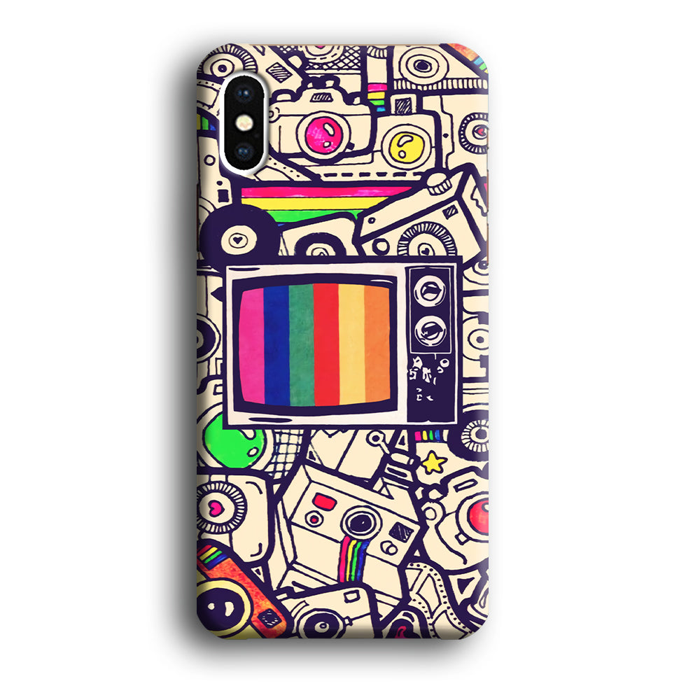 The Old Television iPhone X Case