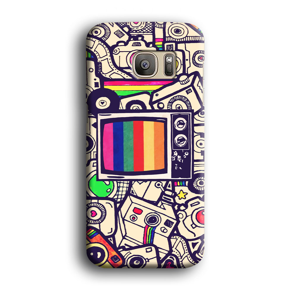 The Old Television Samsung Galaxy S7 Edge Case