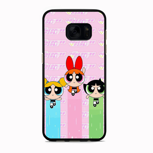 The Powerpuff Girls Battle Action Samsung Galaxy S7 Edge Case