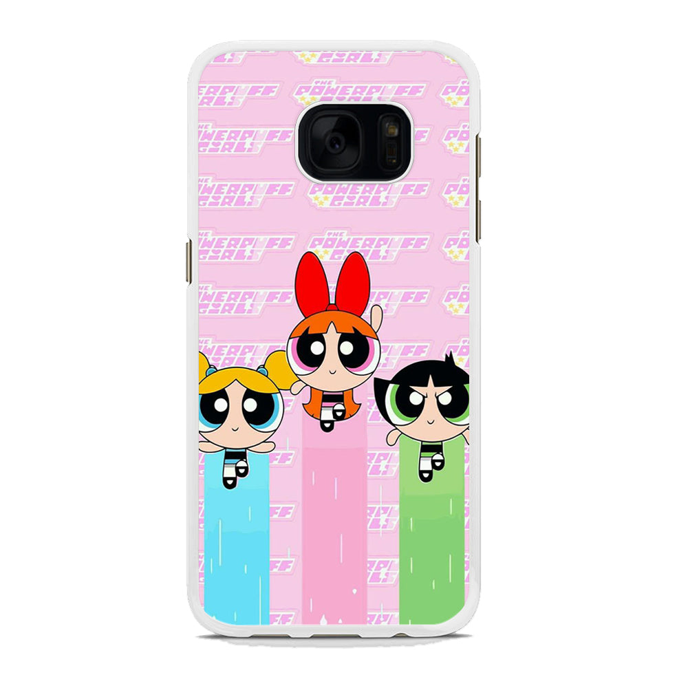 The Powerpuff Girls Battle Action Samsung Galaxy S7 Edge Case