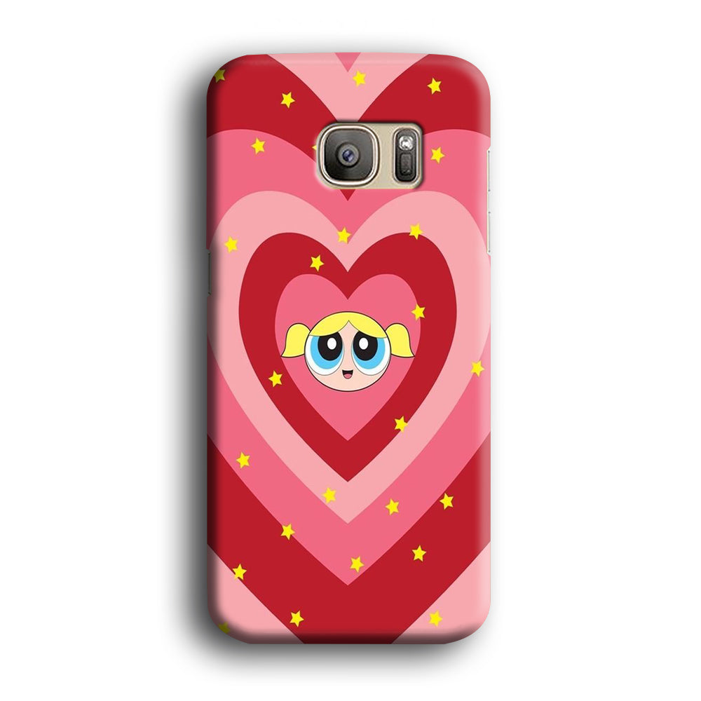 The Powerpuff Girls Bubbles Love Samsung Galaxy S7 Edge Case