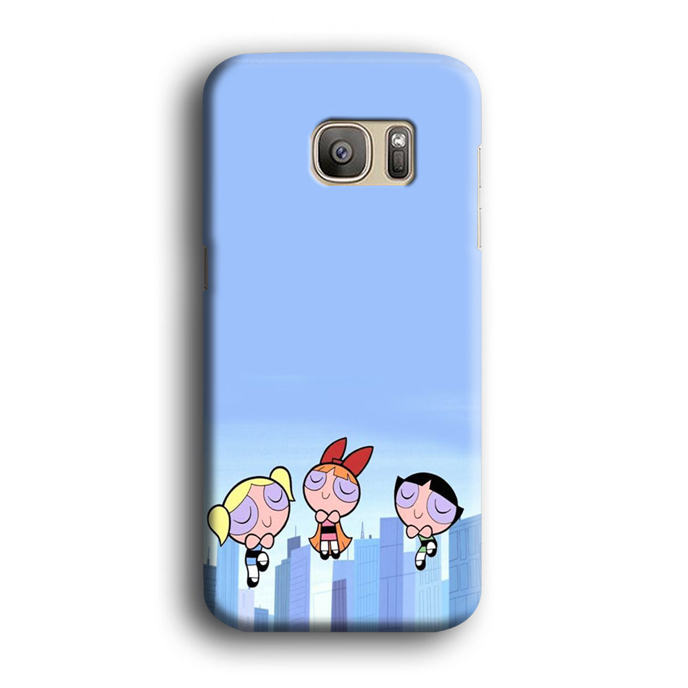 The Powerpuff Girls Cute Team Samsung Galaxy S7 Edge Case