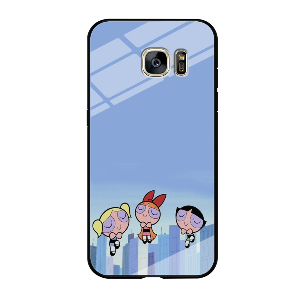 The Powerpuff Girls Cute Team Samsung Galaxy S7 Edge Case