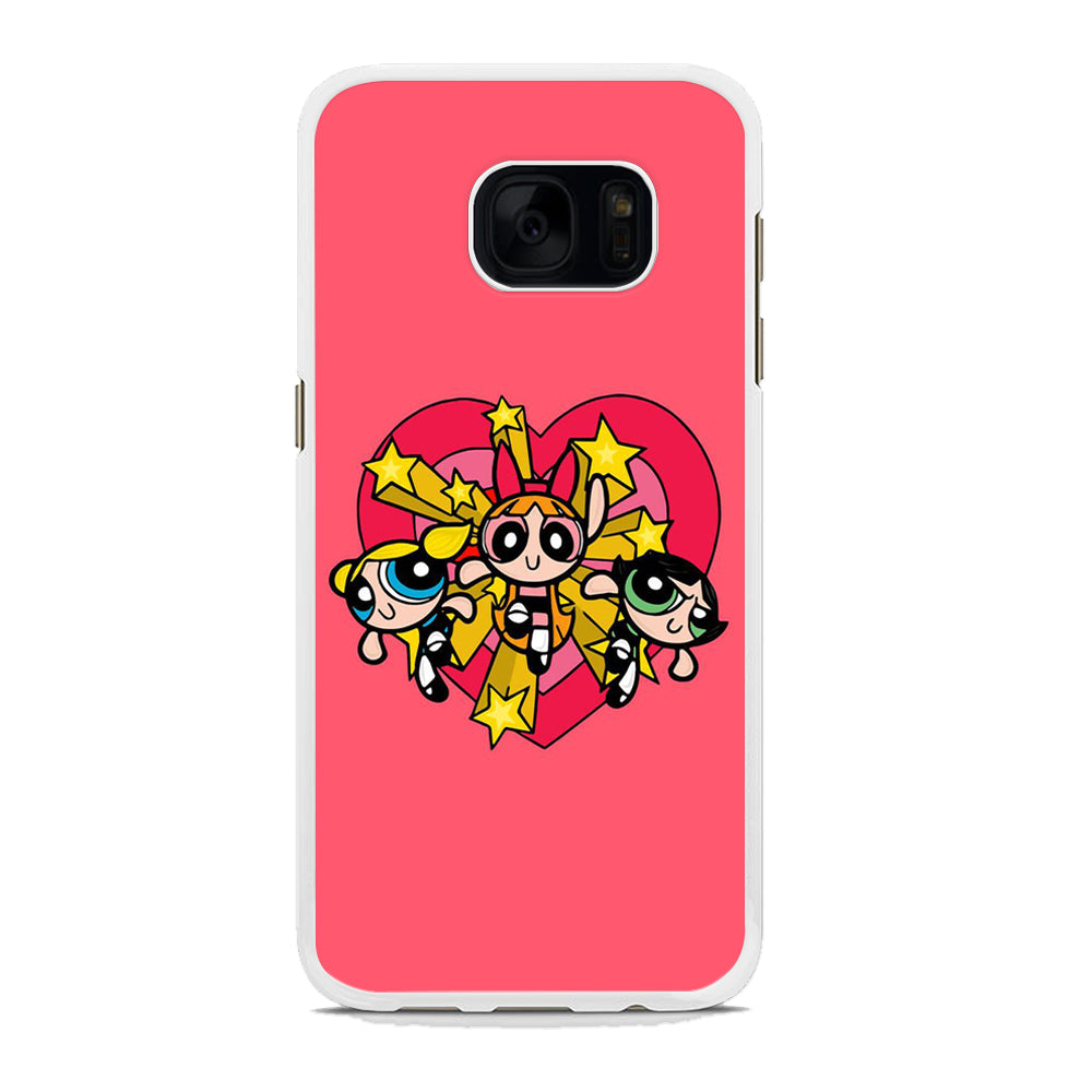 The Powerpuff Girls Pink Love Samsung Galaxy S7 Edge Case