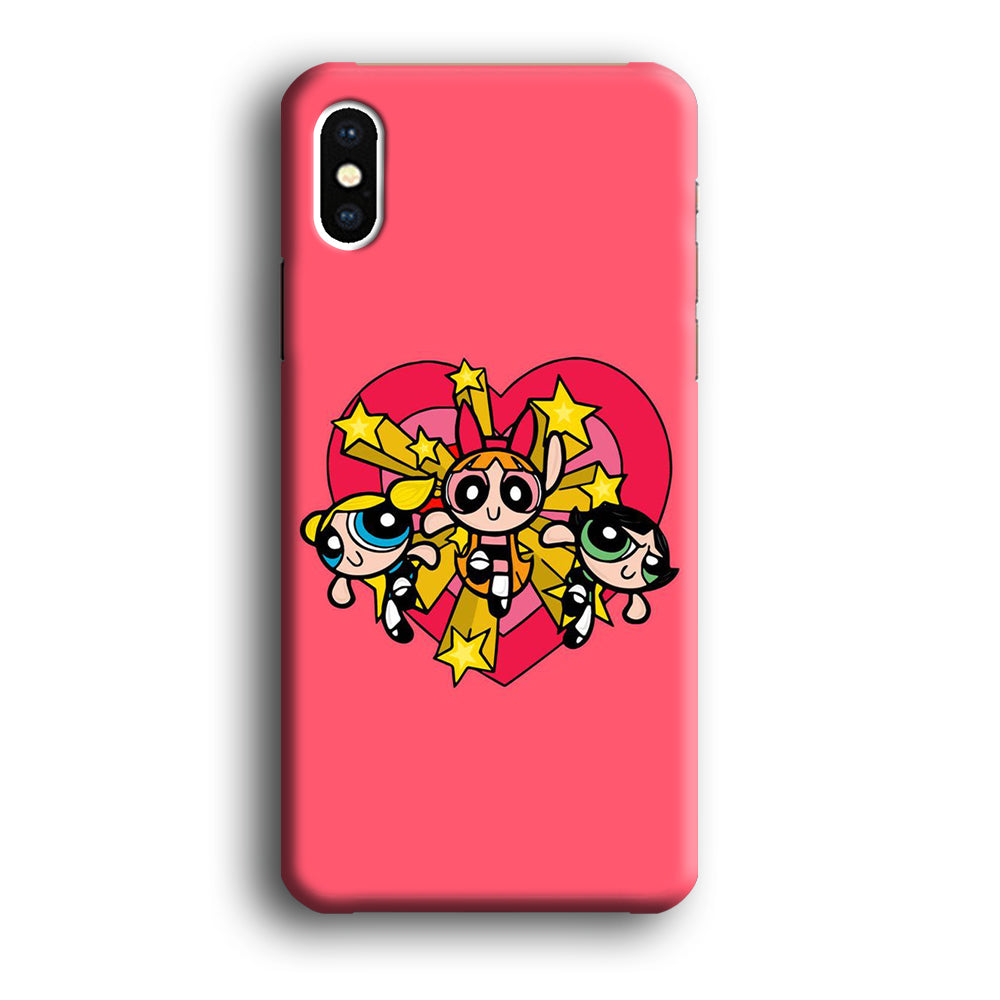 The Powerpuff Girls Pink Love iPhone XS MAX Case