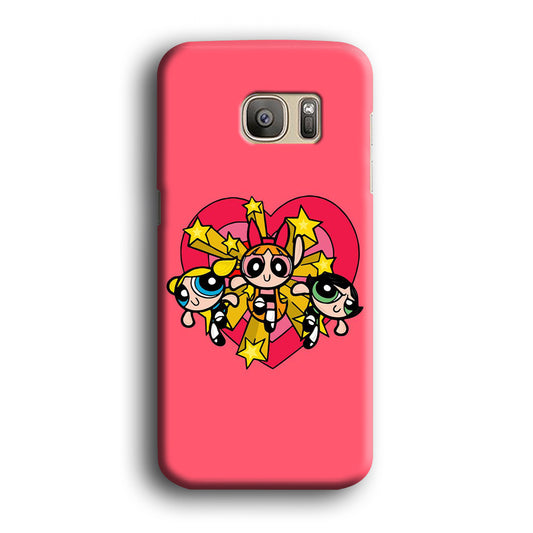 The Powerpuff Girls Pink Love Samsung Galaxy S7 Edge Case
