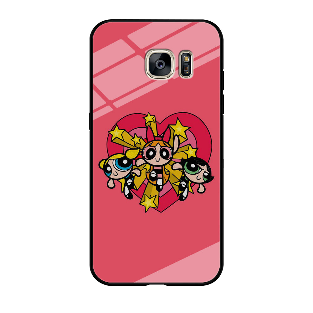 The Powerpuff Girls Pink Love Samsung Galaxy S7 Edge Case