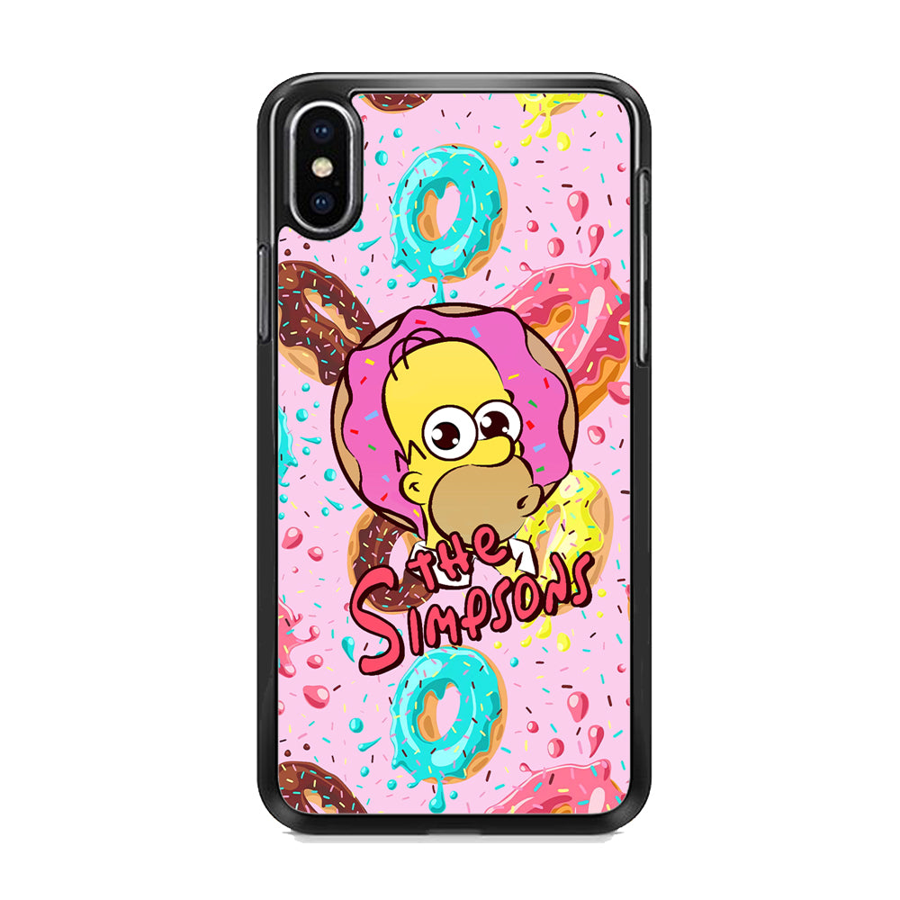 The Simpson Donuts Hunter iPhone X Case