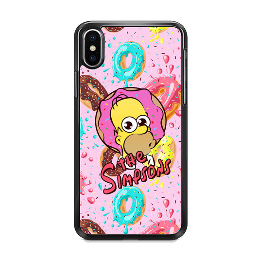 The Simpson Donuts Hunter iPhone XS MAX Case