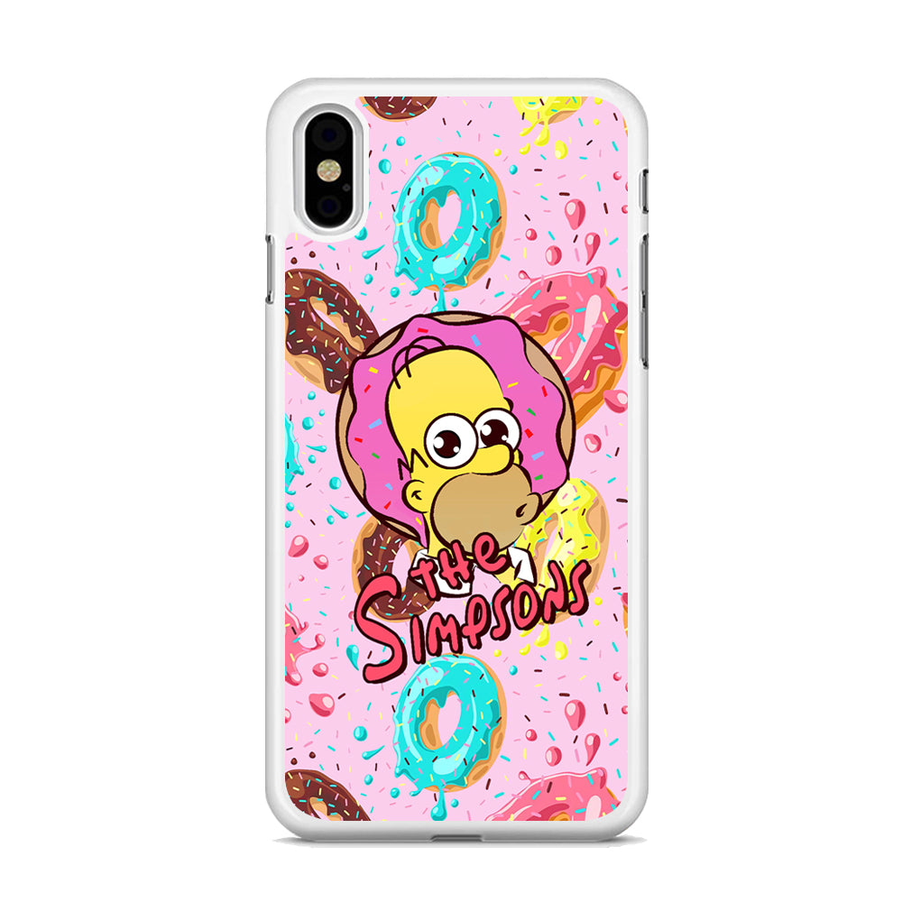 The Simpson Donuts Hunter iPhone X Case