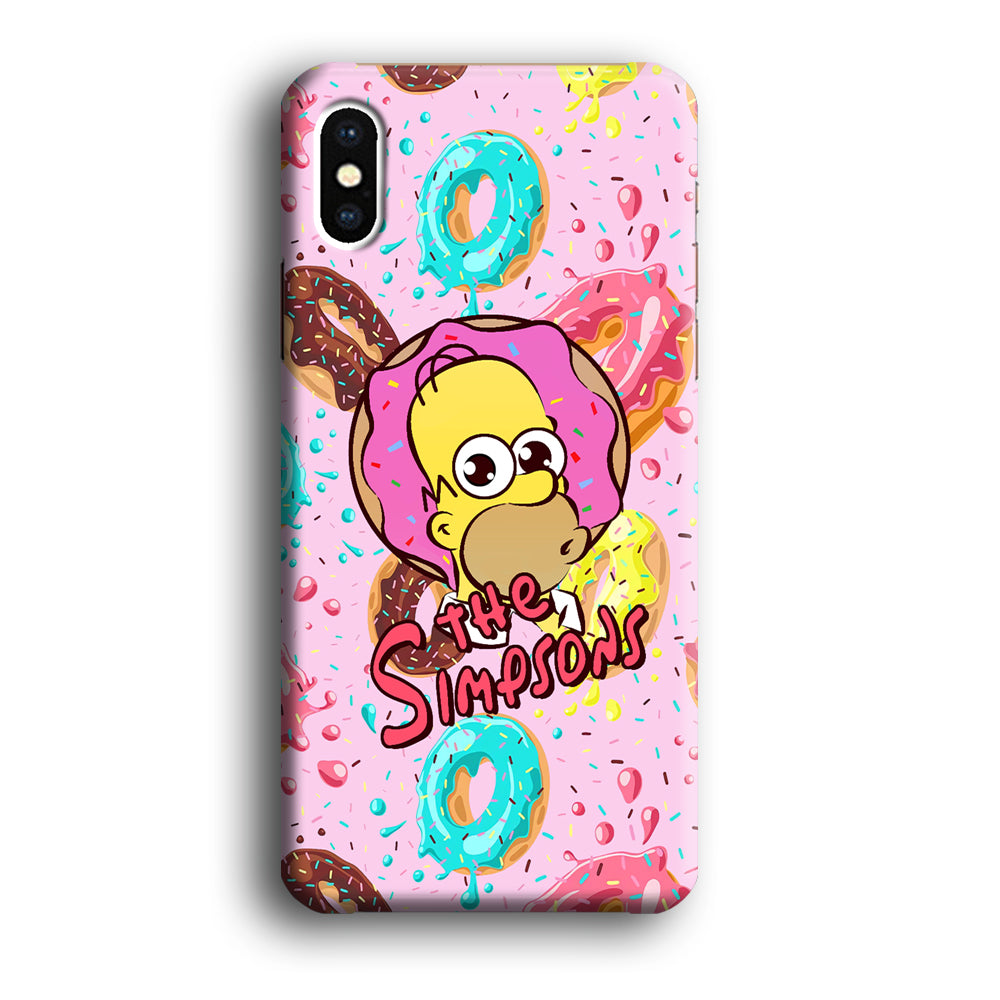 The Simpson Donuts Hunter iPhone X Case