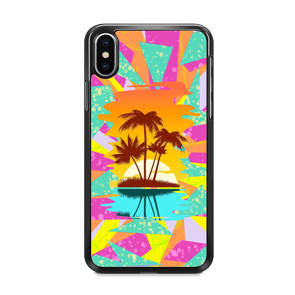 The Sunset Over The Day iPhone X Case