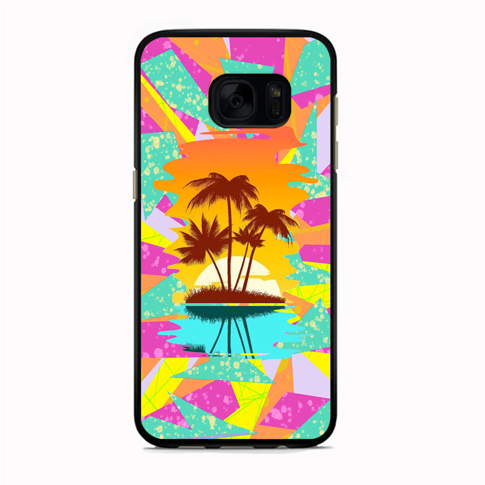 The Sunset Over The Day Samsung Galaxy S7 Edge Case