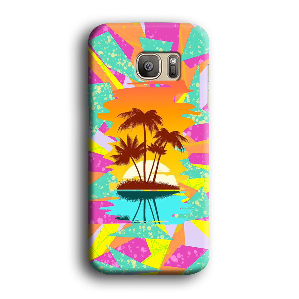 The Sunset Over The Day Samsung Galaxy S7 Edge Case