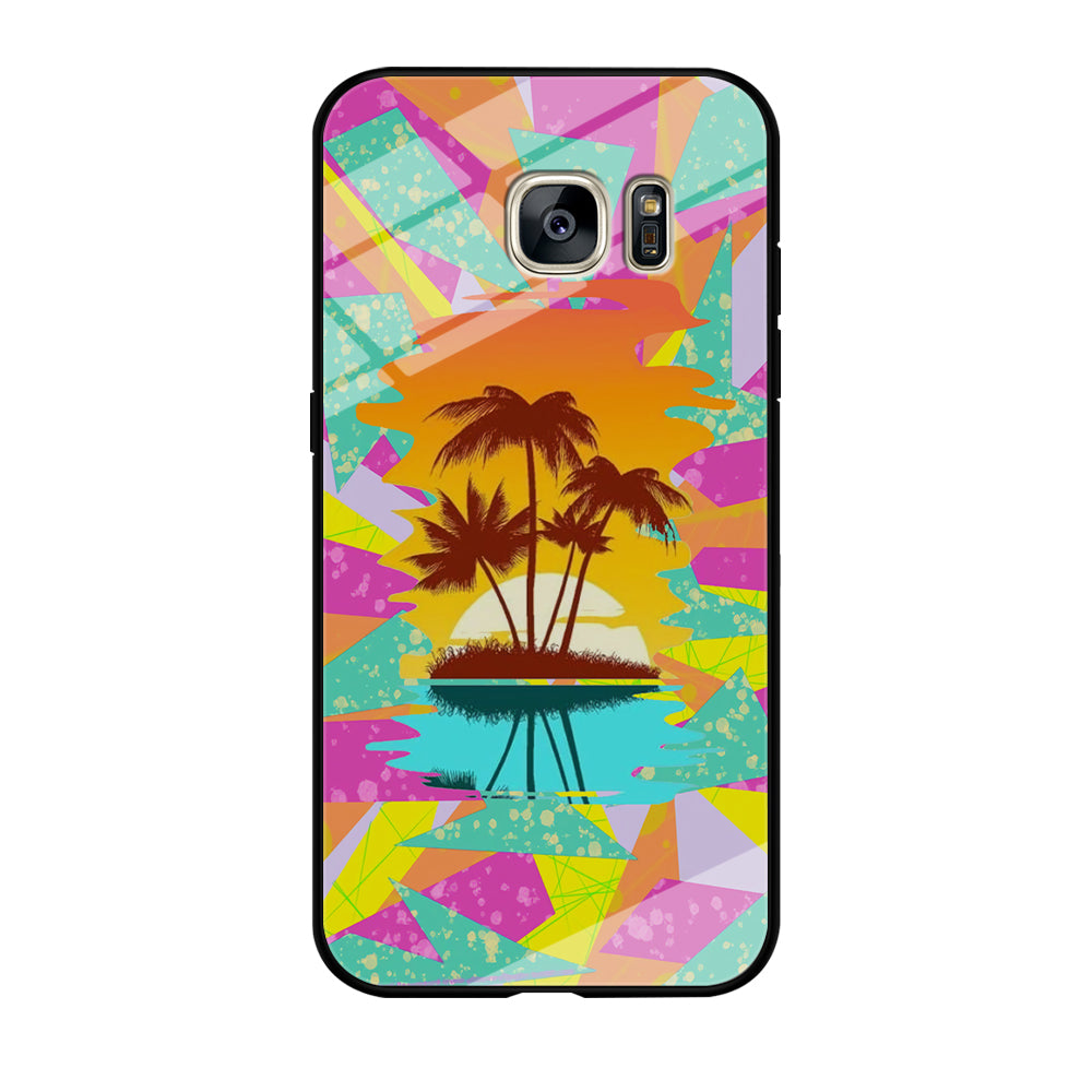 The Sunset Over The Day Samsung Galaxy S7 Case