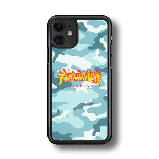 Thrasher Camo Light Blue iPhone 11 Case - Carneyforia