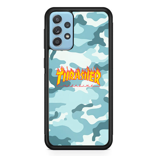 Thrasher Camo Light Blue Samsung Galaxy A52 Case - Carneyforia