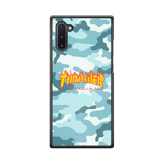 Thrasher Camo Light Blue Samsung Galaxy Note 10 Case - Carneyforia