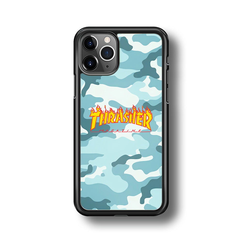 Thrasher Camo Light Blue iPhone 11 Pro Case - Carneyforia