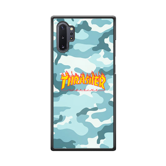 Thrasher Camo Light Blue Samsung Galaxy Note 10 Plus Case - Carneyforia