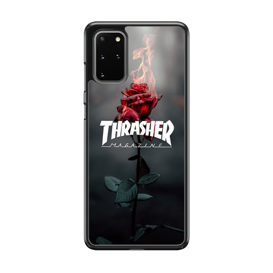 Thrasher Rose Flame Samsung Galaxy S20 Plus Case - Carneyforia