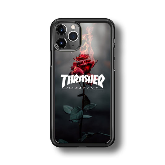 Thrasher Rose Flame iPhone 11 Pro Max Case - Carneyforia