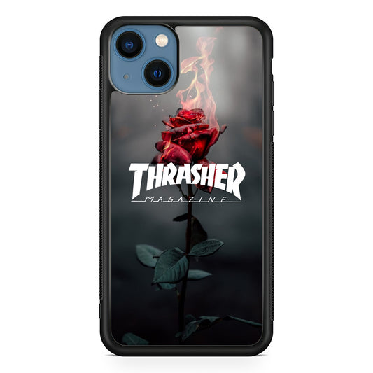 Thrasher Rose Flame iPhone 13 Case - Carneyforia