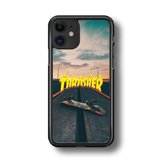 Thrasher Skate View iPhone 11 Case - Carneyforia