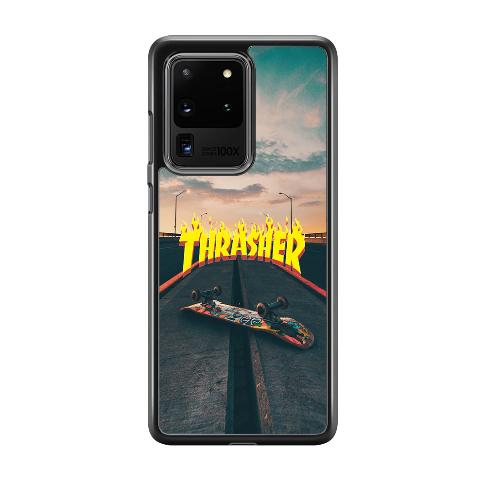 Thrasher Skate View Samsung Galaxy S20 Ultra Case Default Title