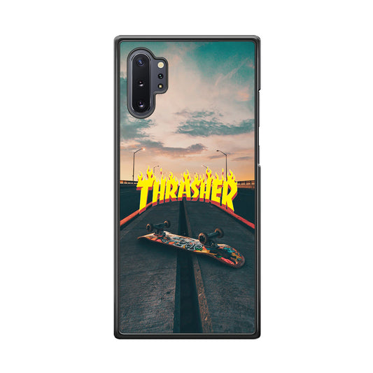 Thrasher Skate View Samsung Galaxy Note 10 Plus Case - Carneyforia