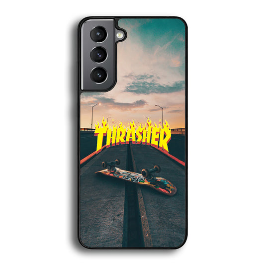 Thrasher Skate View Samsung Galaxy S21 Case - Carneyforia