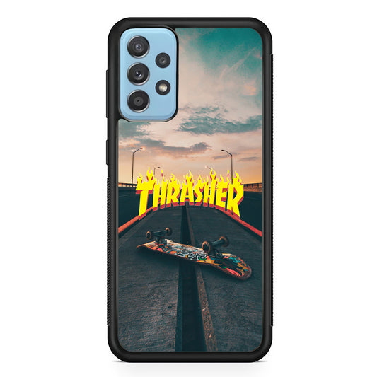 Thrasher Skate View Samsung Galaxy A52 Case - Carneyforia
