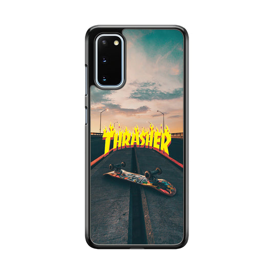 Thrasher Skate View Samsung Galaxy S20 Case - Carneyforia