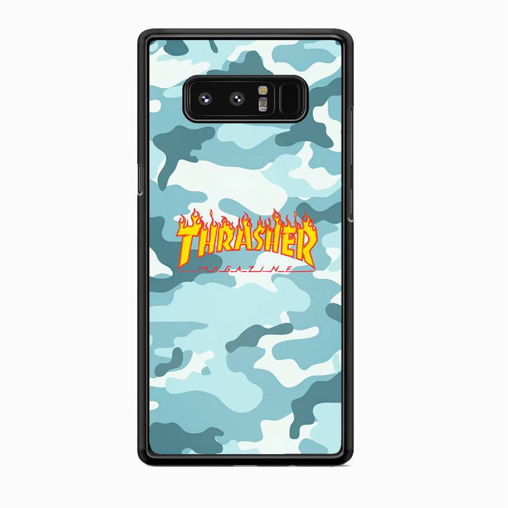 Thrasher Camo Light Blue Samsung Galaxy Note 8 Case - Carneyforia