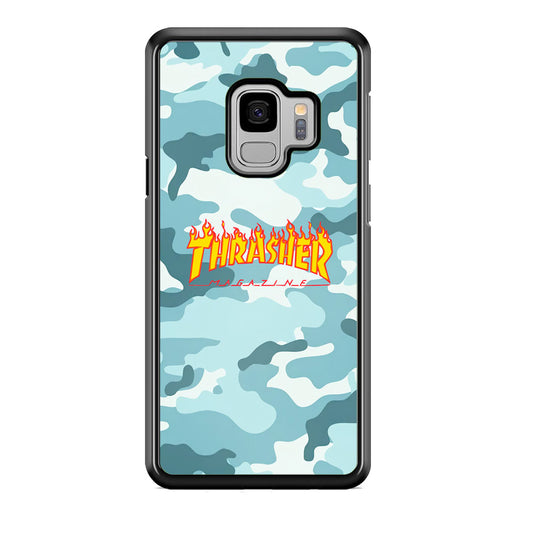 Thrasher Camo Light Blue Samsung Galaxy S9 Case - Carneyforia