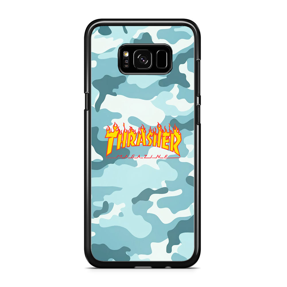 Thrasher Camo Light Blue Samsung Galaxy S8 Case - Carneyforia
