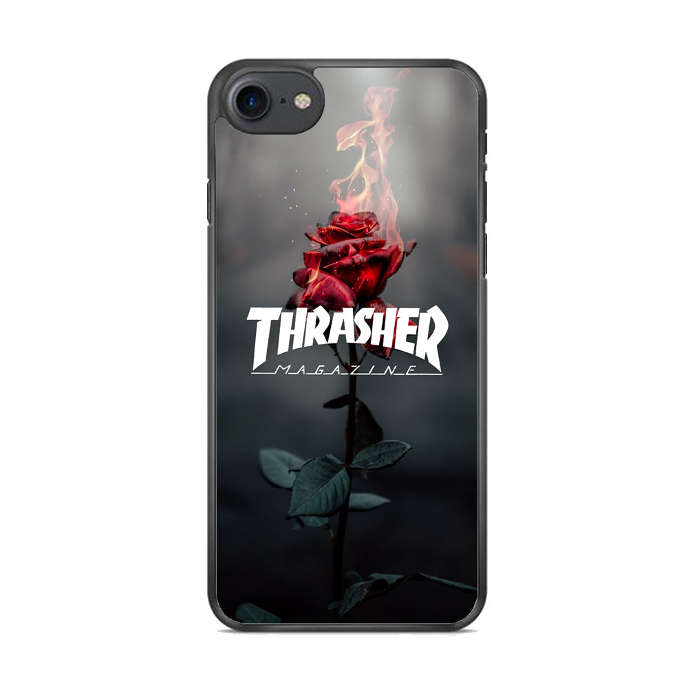 Thrasher Rose Flame iPhone 7 Case - Carneyforia