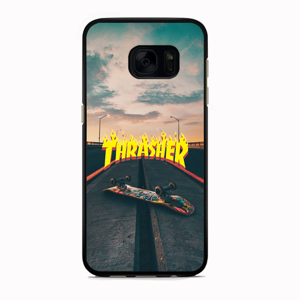 Thrasher Skate View Samsung Galaxy S7 Edge Case - Carneyforia
