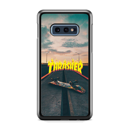 Thrasher Skate View Samsung Galaxy S10E Case - Carneyforia