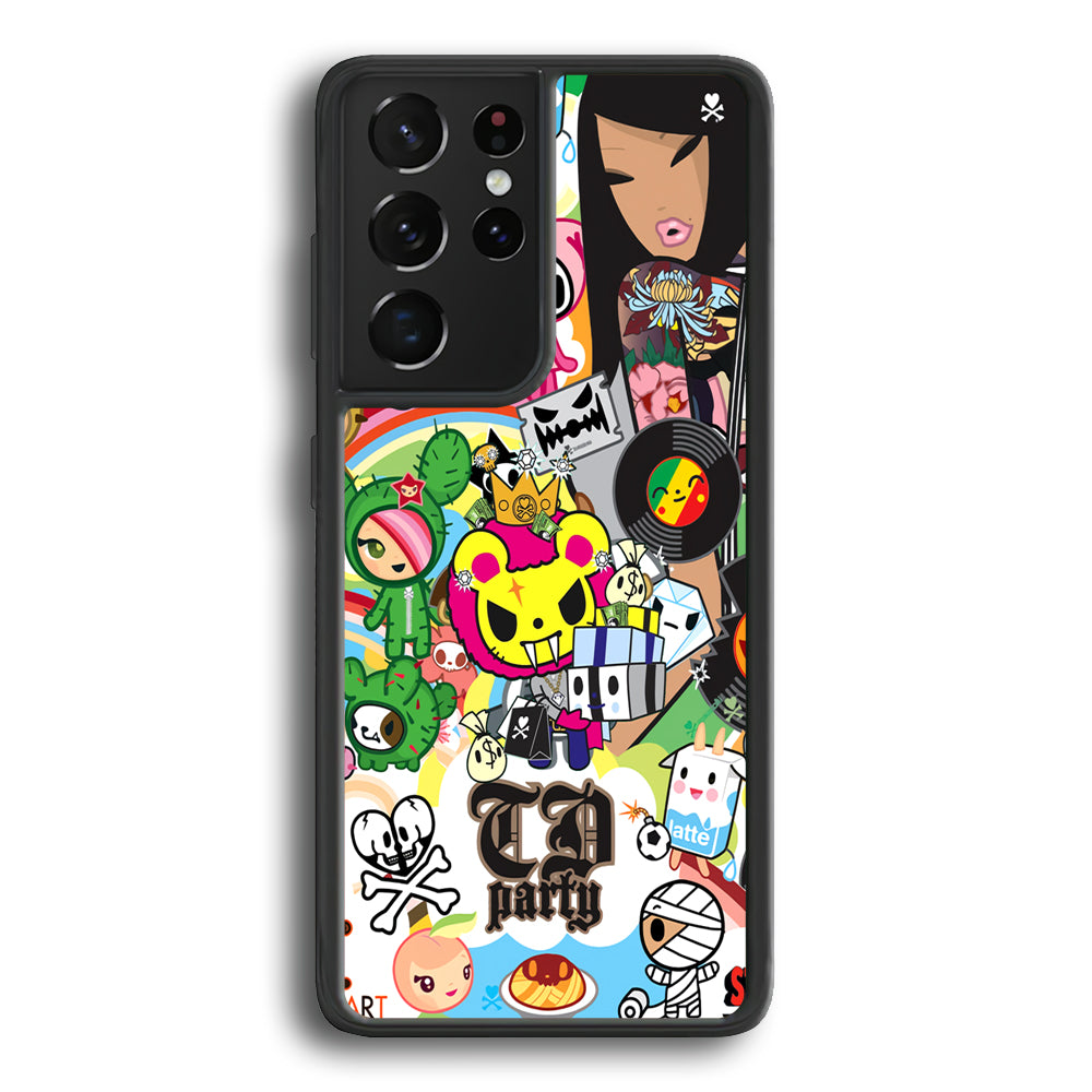 Tokidoki Milky Party Samsung Galaxy S21 Ultra Case