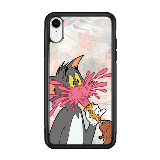 Tom And Jerry Ice Cream Gun iPhone XR Case
