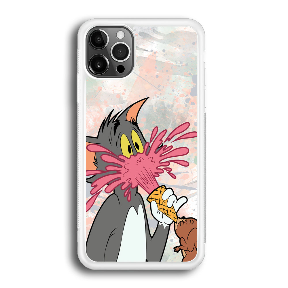 Tom And Jerry Ice Cream Gun iPhone 12 Pro Case