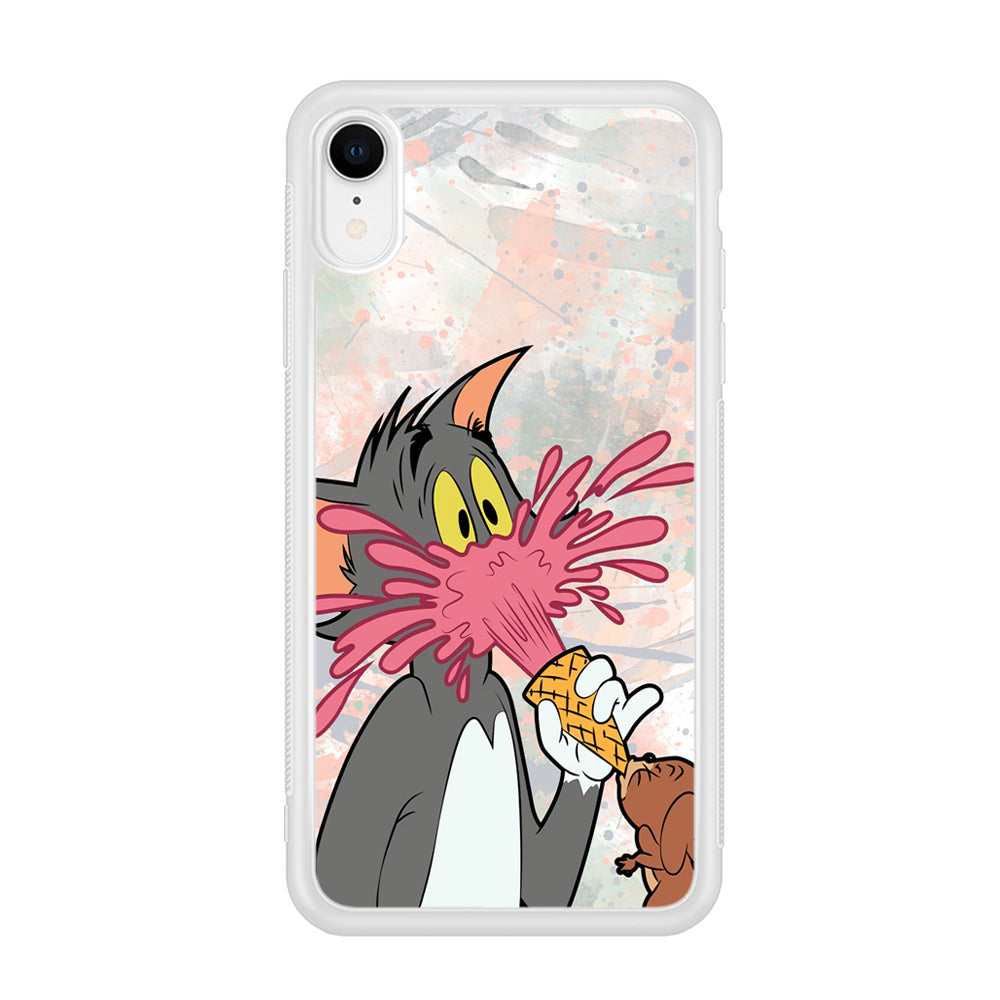 Tom And Jerry Ice Cream Gun iPhone XR Case