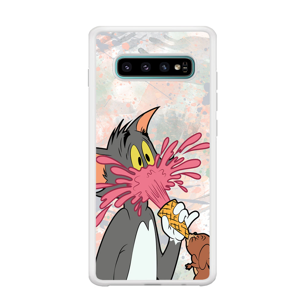 Tom And Jerry Ice Cream Gun Samsung Galaxy S10 Case