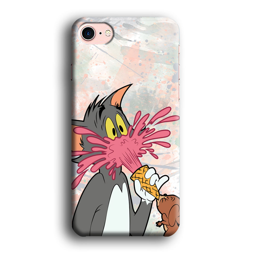 Tom And Jerry Ice Cream Gun iPhone 8 Case