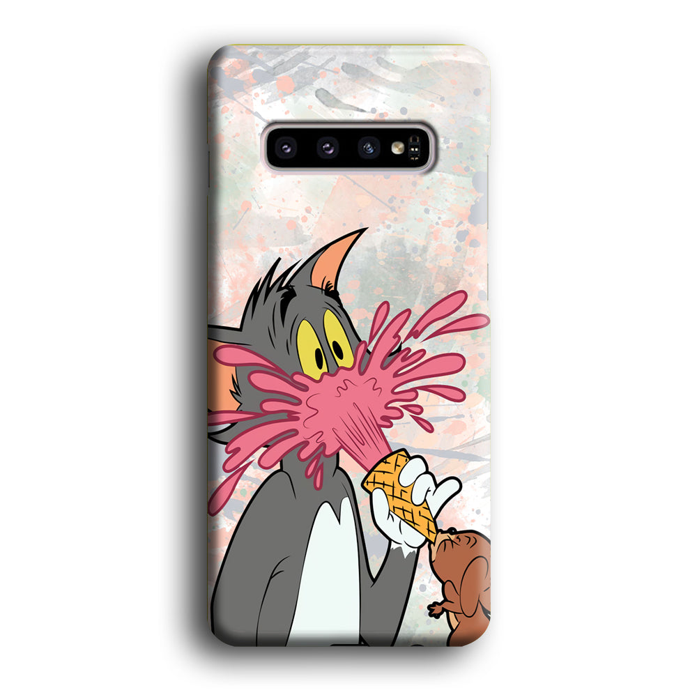 Tom And Jerry Ice Cream Gun Samsung Galaxy S10 Case