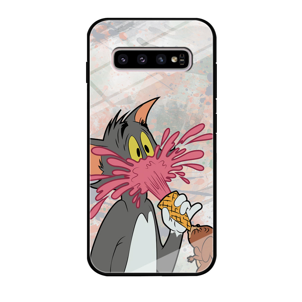 Tom And Jerry Ice Cream Gun Samsung Galaxy S10 Case