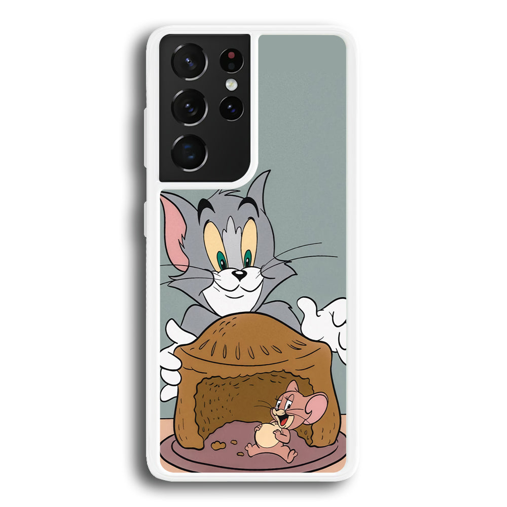 Tom And Jerry Pie Dinner Samsung Galaxy S21 Ultra Case