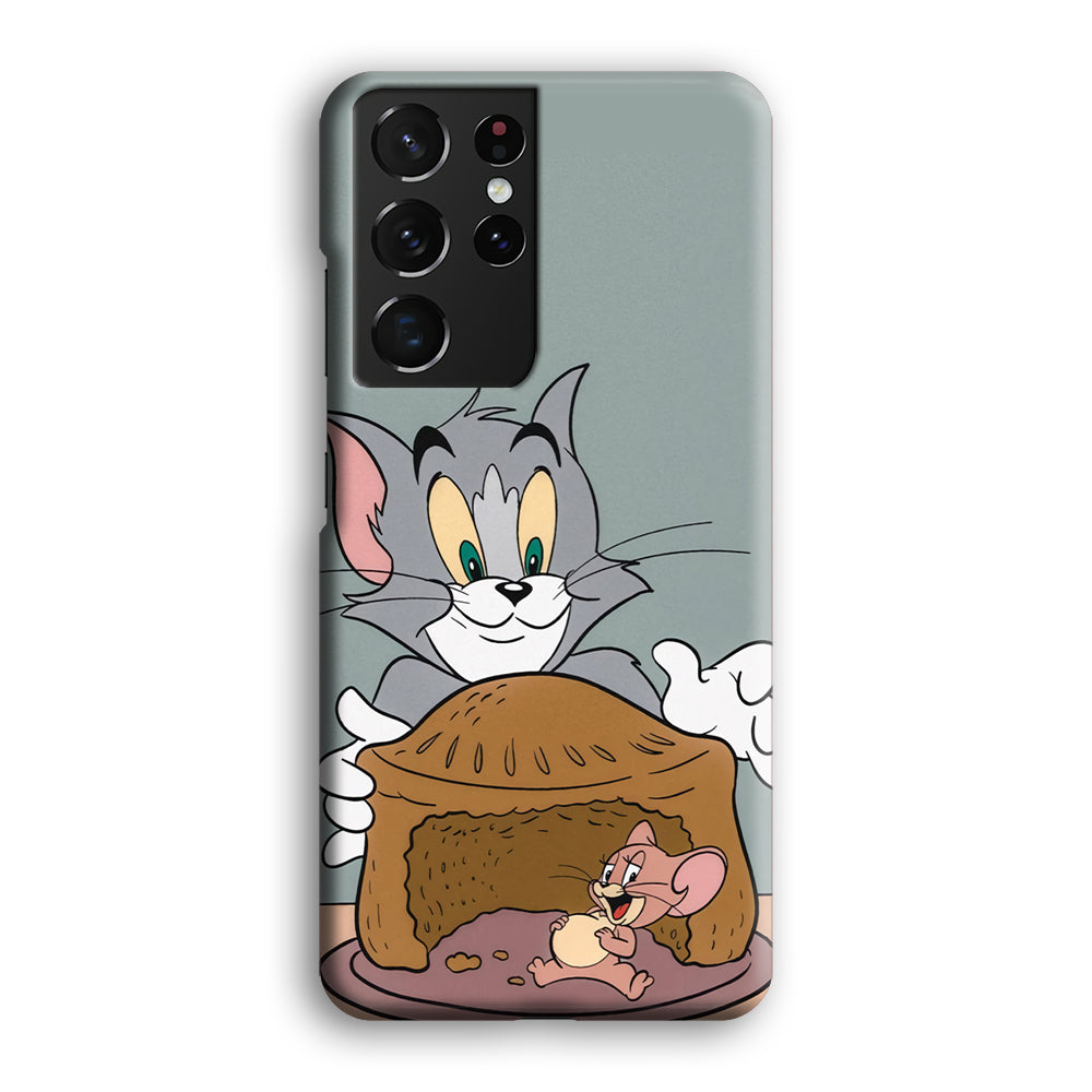 Tom And Jerry Pie Dinner Samsung Galaxy S21 Ultra Case